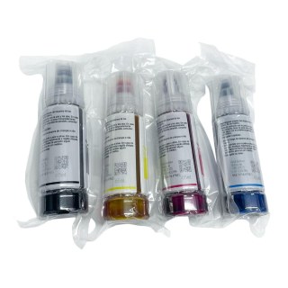 Refil de Tinta Original 544 | Kit 4 Cores para Epson L1110 L3110 L3150 L3210 L3250 L5190 L5290 na Sulink