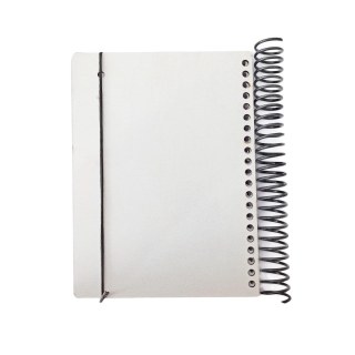 Caderno Pautado 14x19cm com Capa MDF Branco para Sublimação (SE) na Sulink