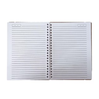 Caderno Pautado 14x19cm com Capa MDF Branco para Sublimação (SE) na Sulink