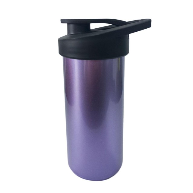 Squeeze de Plástico Polímero 500ml Colorido para Sublimação | Perolado Violeta