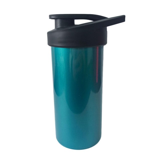 Squeeze de Plástico Polímero 500ml Colorido para Sublimação | Perolado Verde Metal