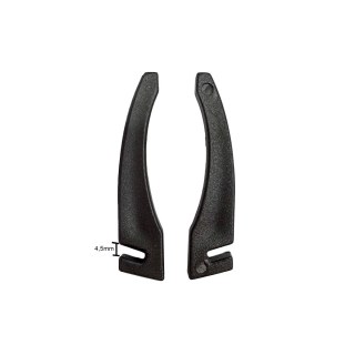 Suporte de Plástico para Azulejo 4,5mm | Preto na Sulink