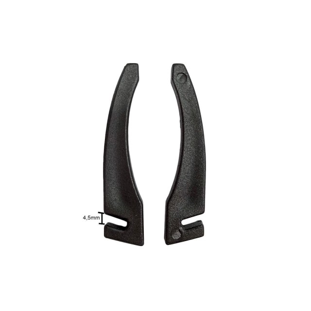Suporte de Plástico para Azulejo 4,5mm | Preto