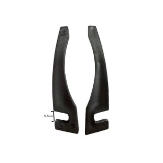 Suporte de Plástico para Azulejo 5,5mm | Preto na Sulink