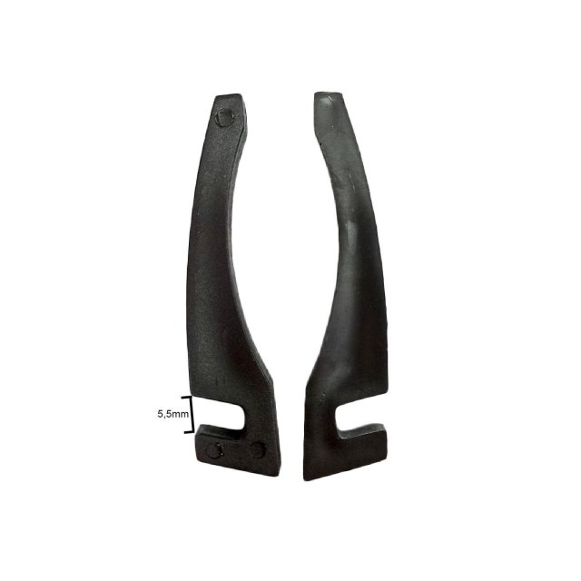 Suporte de Plástico para Azulejo 5,5mm | Preto