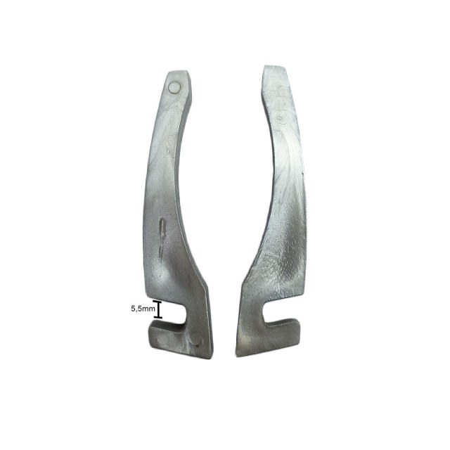 Suporte de Plástico para Azulejo 5,5mm | Prata