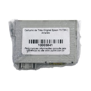 Cartucho de Tinta Original Epson 73 73N | Amarelo na Sulink