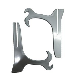 Suporte de Plástico para Azulejos e Pratos - Cinza na Sulink