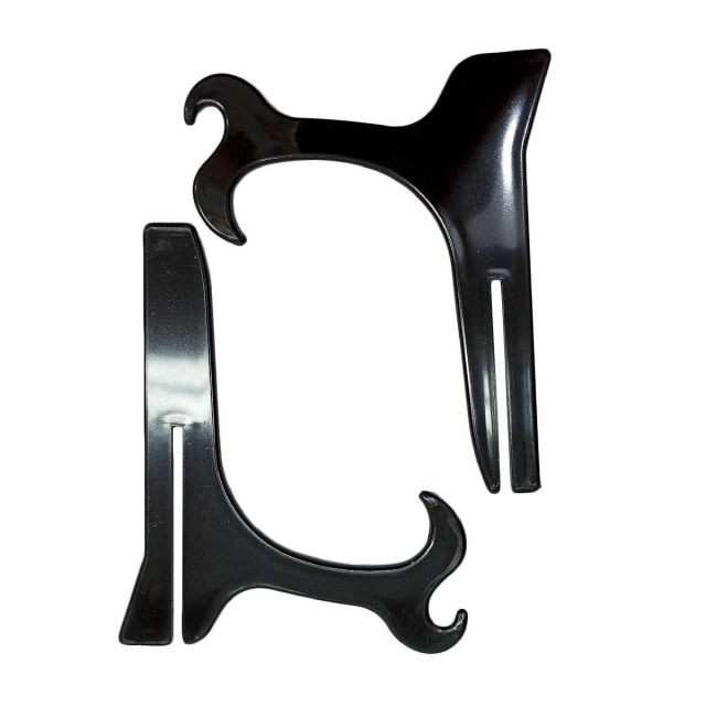 Suporte de Plástico para Azulejos e Pratos - Preto