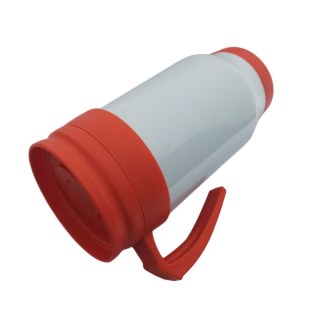 Caneca Térmica 450ml de Polímero Branco para Sublimação (SFCT) | Tampa/Alça/Base: Laranja na Sulink