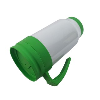 Caneca Térmica 450ml de Polímero Branco para Sublimação (SFCT) | Tampa/Alça/Base: Verde na Sulink