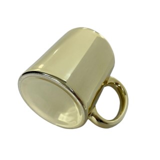 Caneca de Cerâmica Espelho 325ml para Sublimação | Ouro na Sulink