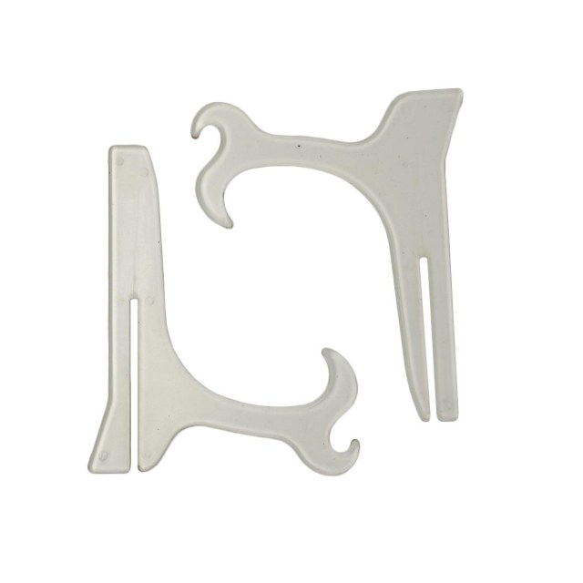 Suporte de Plástico para Azulejos e Pratos - Incolor