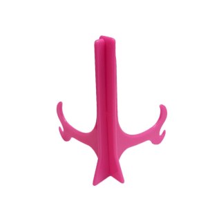 Suporte de Plástico para Azulejos e Pratos - Rosa na Sulink