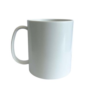 Caneca de Plástico 380ml para Transfer Laser | Branca Unidade na Sulink