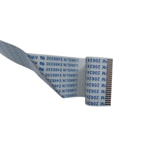 Cabo Flat que interliga Placa Lógica e o Painel/Visor da HP 6970 na Sulink