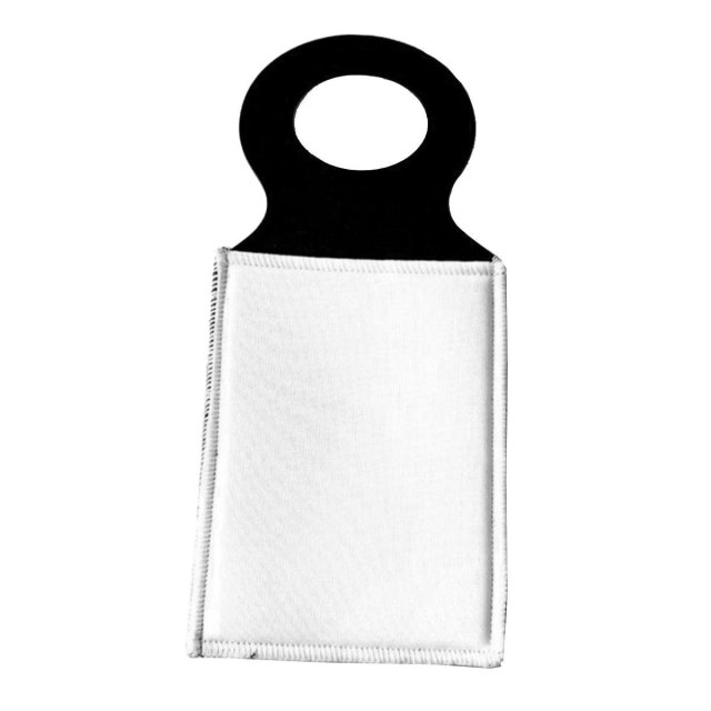 Porta Celular para Carregador 24x11cm em Neoprene Neoplex Branco/Preto para Sublimação