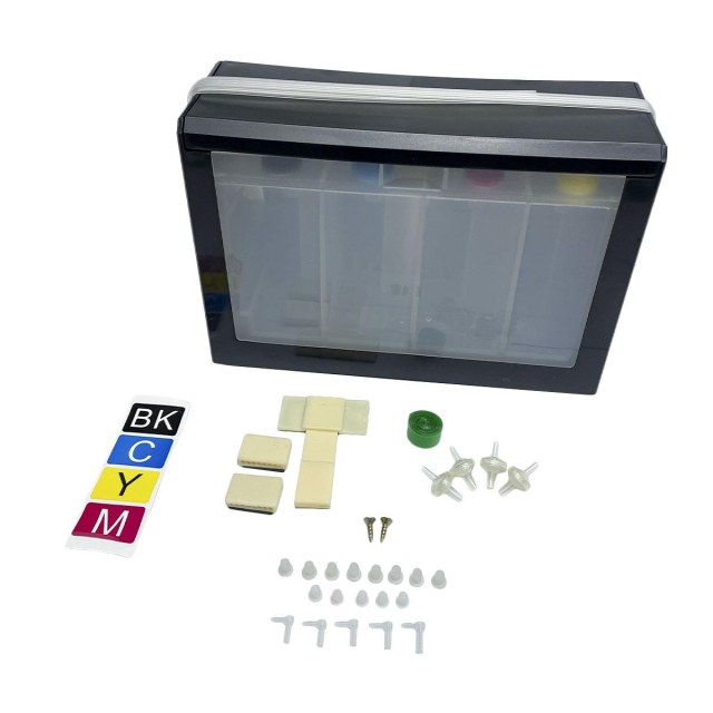 Reservatório Bulk Ink Tank Caixa Preta 300ml cada Cor | 4 Cores - Sem Tinta (Vazio)