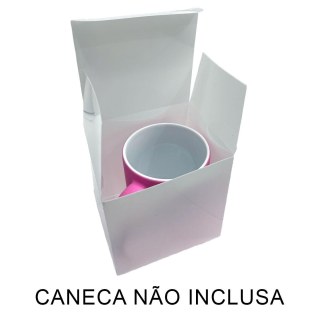 Caixa Caixinha para Caneca 11oz Laminado PVC Branco para Sublimação na Sulink