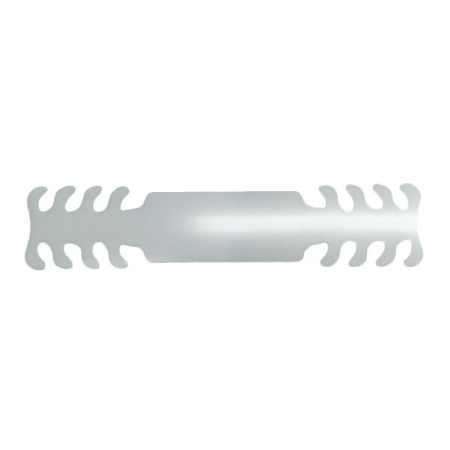 Kit 10 Protetor de Orelha para Máscara Laminado PVC Branco para Sublimação (SE)