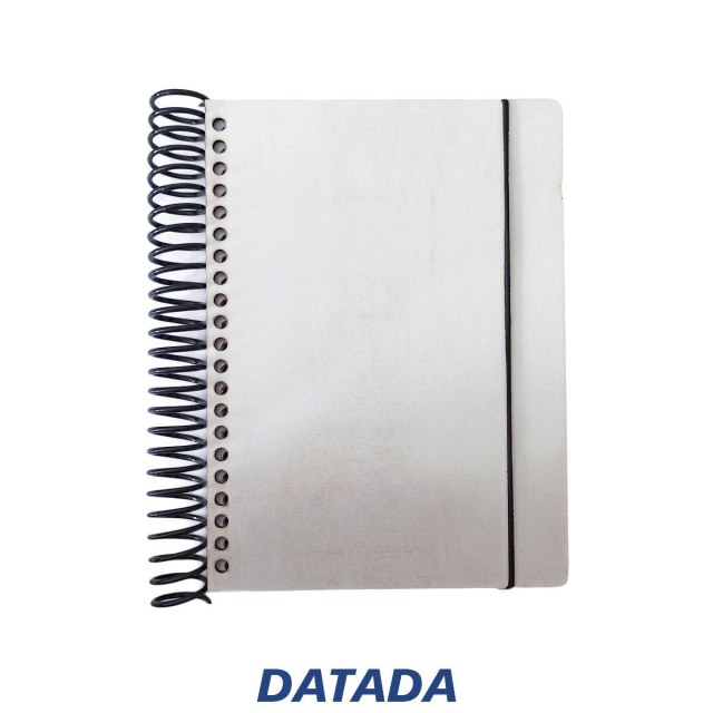Agenda Datada 14x19cm com Capa MDF Branco para Sublimação (SE)
