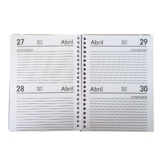 Agenda Datada 14x19cm com Capa MDF Branco para Sublimação (SE) na Sulink