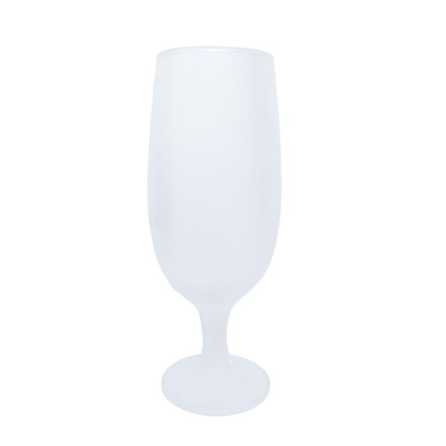 Taça Floripa de Vidro Jateado 300ml para Sublimação - Fosco Externo