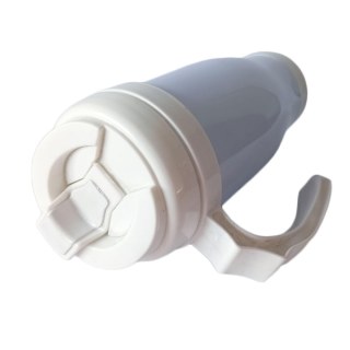 Caneca Térmica 450ml de Polímero Branco para Sublimação | Tampa/Alça/Base: Branca na Sulink