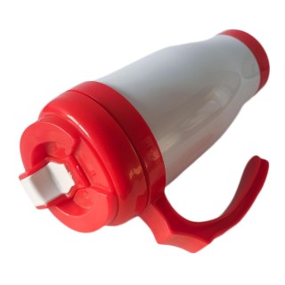 Caneca Térmica 450ml de Polímero Branco para Sublimação | Tampa/Alça/Base: Vermelha na Sulink