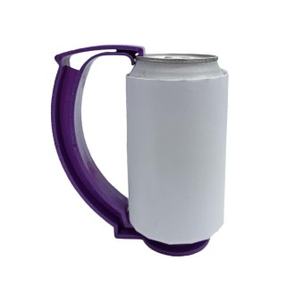 Suporte Porta Lata 350ml para Transfer Laser | Glitter Roxo na Sulink