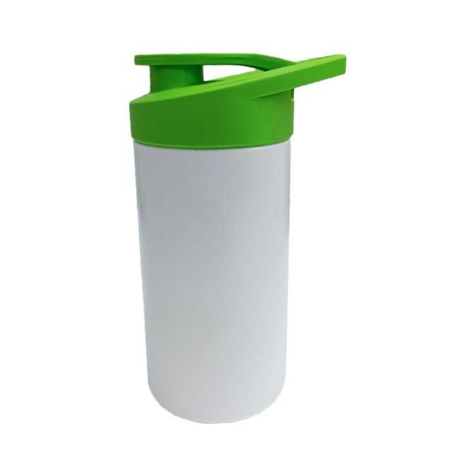 Squeeze de Plástico Branco 600ml para Transfer Laser com Tampa Verde na Sulink