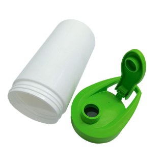 Squeeze de Plástico Branco 600ml para Transfer Laser com Tampa Verde na Sulink