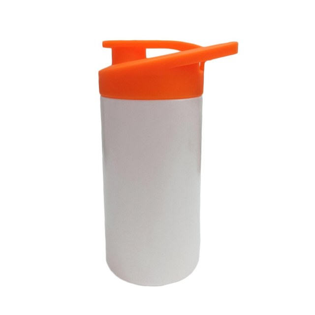 Squeeze de Plástico Branco 600ml para Transfer Laser com Tampa Laranja na Sulink