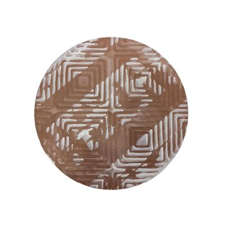 Azulejo de Cerâmica Redondo Branco Brilhante Resinado para Sublimação | Tamanho: 19x19cm na Sulink