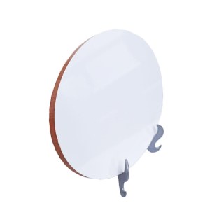 Azulejo de Cerâmica Oval Branco Brilhante Resinado para Sublimação | Tamanho: 25x15cm em Sulink