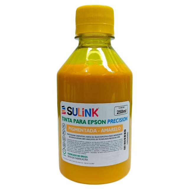 Tinta Sulink para Epson Precision Pigmentada | 250ml Amarelo