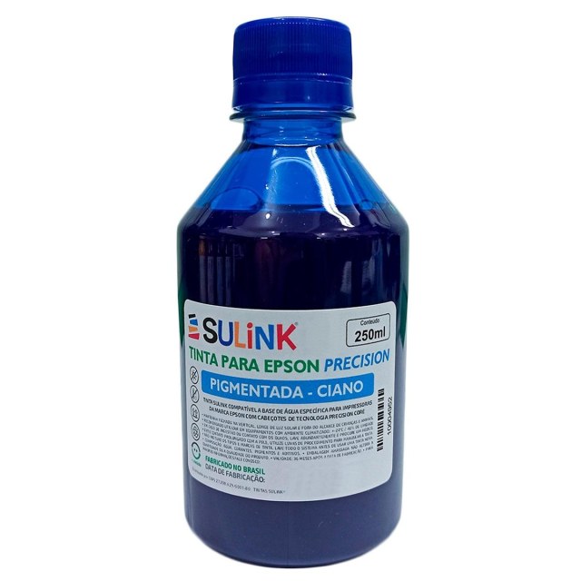 Tinta Sulink para Epson Precision Pigmentada | 250ml Ciano