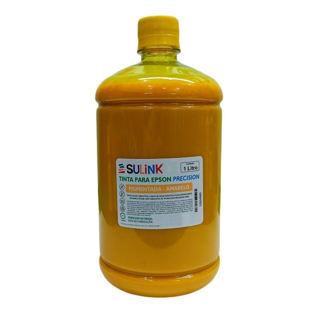 Tinta Sulink para Epson Precision Pigmentada | 1 Litro Amarelo