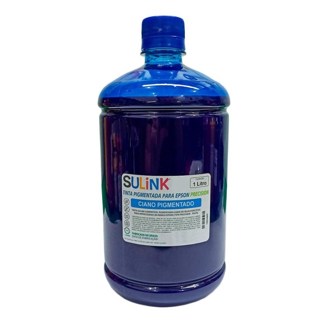 Tinta Sulink para Epson Precision Pigmentada | 1 Litro Ciano