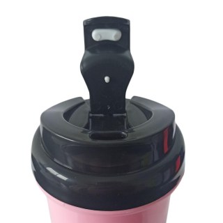 Squeeze de Plástico Polímero 550ml Colorido com Tampa Preta para Sublimação (ADP) | Rosa BB na Sulink