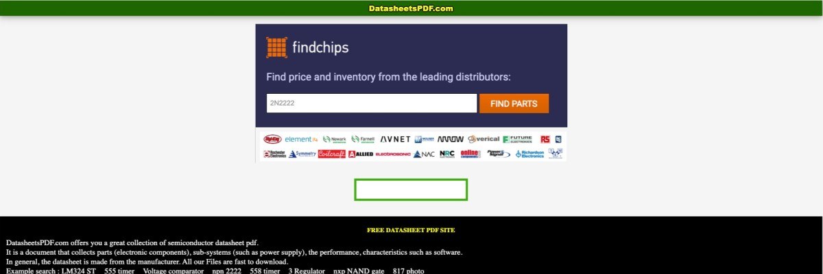 DatasheetsPDF | Pesquise e faça Download de Planilhas de Dados de Semicondutores no Blog