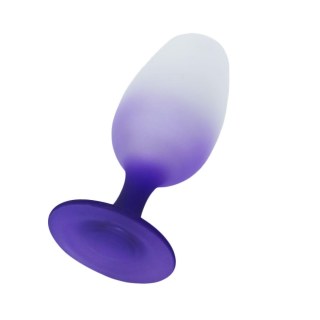 Taça Floripa de Vidro Jateado 300ml para Sublimação - Fosco Externo | Degradê Violeta na Sulink