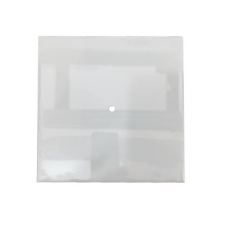 Azulejo de Cerâmica com Furo para Relógio Branco Brilhante Resinado para Sublimação | Tamanho: 20x20cm na Sulink