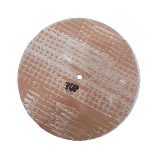 Azulejo de Cerâmica Redondo com Furo para Relógio Branco Brilhante Resinado para Sublimação | Tamanho: 19cm na Sulink