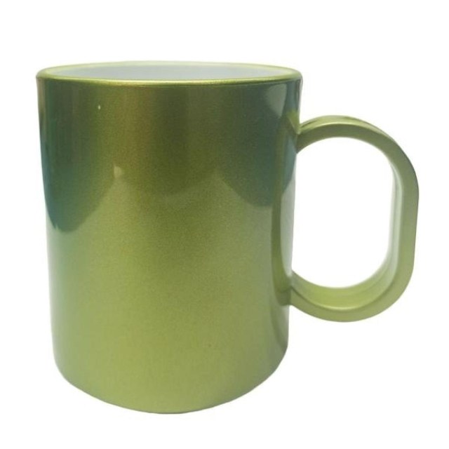 Caneca de Plástico Polímero para Sublimação Linha Color | Ouro