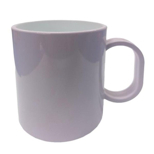 Caneca de Plástico Polímero para Sublimação Linha Color | Lilás