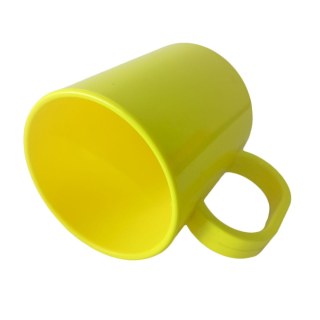 Caneca de Plástico Polímero 360ml para Sublimação (SFCT 130g) | Amarelo na Sulink