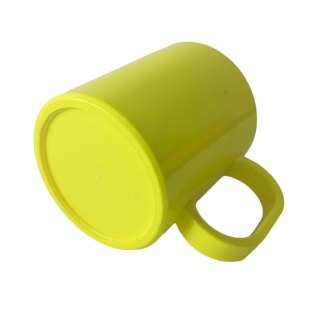Caneca de Plástico Polímero 360ml para Sublimação (SFCT 130g) | Amarelo na Sulink