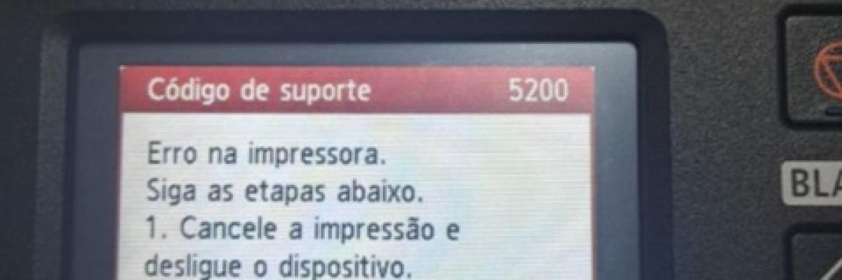 Erro 5200 e B504 nas Impressoras Canon no Blog
