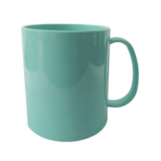 Caneca de Plástico Polímero 360ml Colorida para Sublimação (ADP) | Verde Tiffany na Sulink